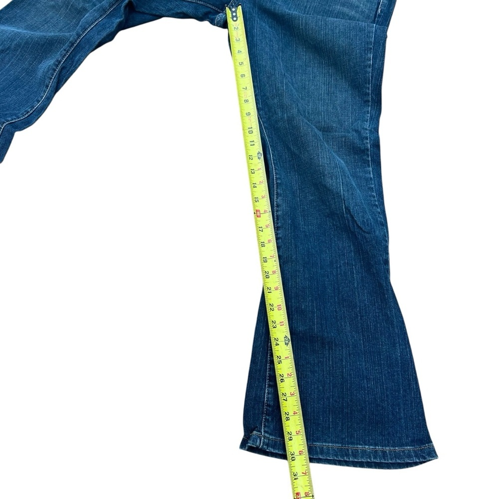 Calvin Klein Vintage Y2K Jeans Women's Flare 17N Blue Faded WB94A22 Size 16 L30 - Picture 10 of 13